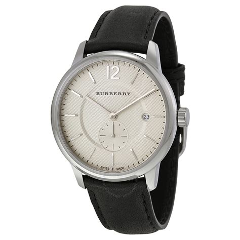 burberry the classic round leather watch|Burberry watches discontinued.